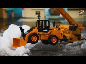 Мультик про машинки. Кран, Погрузчик и Трактор. МанкиИгры