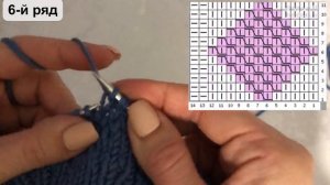 Мастер-класс Часть 1. Шапка спицами с узором плоская коса (+ схема). Подробный попетельный МК.