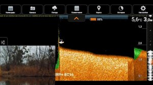 ЭХОЛОТ DEEPER CHIRP+. Ловля леща зимой на реке Северский донец.