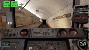 Subtransit Drive. Поездка на поезде 81-717 от станции Третьяковская до станции Новокосино.