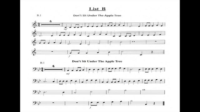 Bitesize Trombone-Level 1-Don't Sit Under The Apple Tree смотреть онлайн