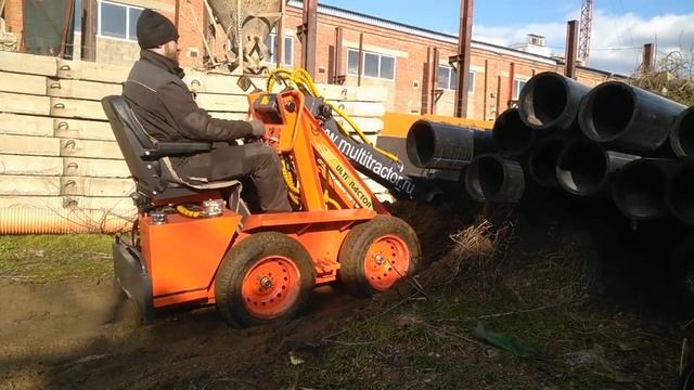Импортозамещение. Минитрактор мини погрузчик российского производства. MultiTractor