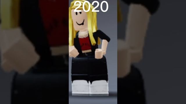 Роблокс скин 2018 vs 2022