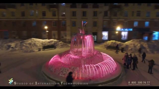 Светодиодный фонтан Медуза, г. Междуреченск.mp4