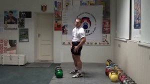 Толчок гирь - техника от Игоря Морозова - RGSI Jerk kettlebells