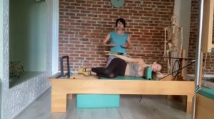 Пилатес для беременных (2 триместр). Занятие на реформере