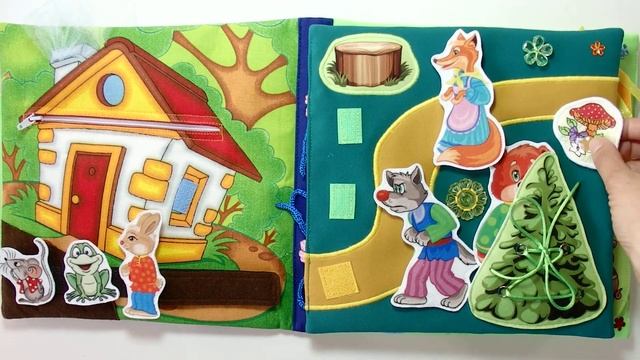 #КнигаСказок для Анечки #3года (#Иркутскаяобласть ) #quietbook #развивающаякнижка #Сказки смотреть онлайн