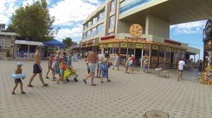 Анапа. Прогулка от ул.Крымской до Городского Центрального пляжа. Август 2016 г.