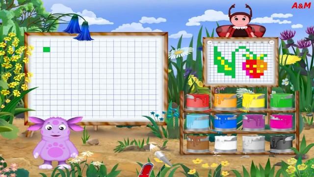 УЧИМСЯ РИСОВАТЬ с Лунтиком и друзьями - 2 часть!