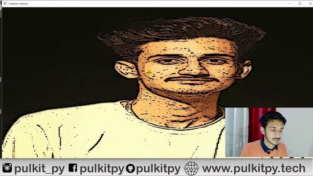 Cartoon Effect On Images Using OpenCV In Python |  PULKIT.PY