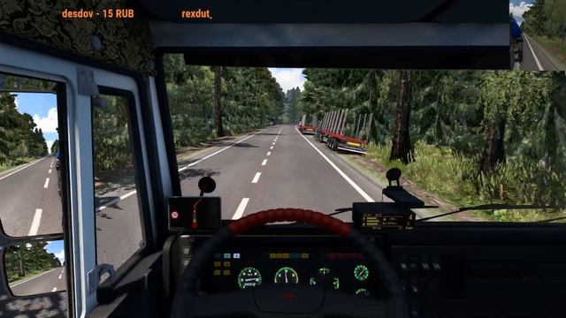 Multiplayer ETS 2 конвой Суровая Россия на модах. Молочко по суровке. смотреть онлайн