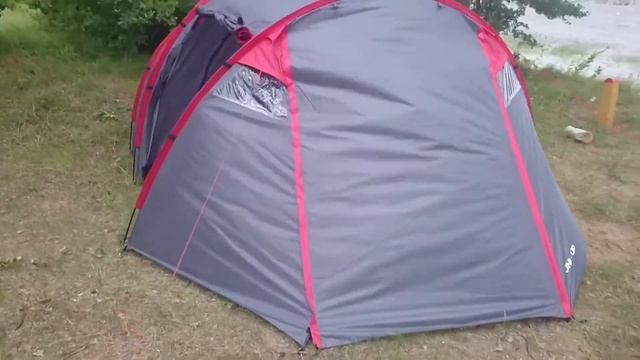 Палатка туристическая ONLITOP КОМАНДОР Voyager 4-х местная. Tourist tent ONLITOP Voyager 4-seater смотреть онлайн