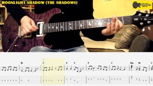 MOONLIGHT SHADOW The Shadows GUITAR LESSON | TAB | COVER | TUTORIAL | HOW TO PLAY