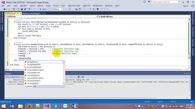 ? Modbus TCP/IP With Visual Basic: Function 01 Read Coil Status смотреть онлайн