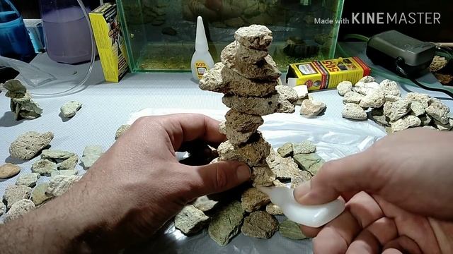 Как сделать грот,замок,скалу,руины своими руками для аквариума/How to make a grotto, castle, rock смотреть онлайн