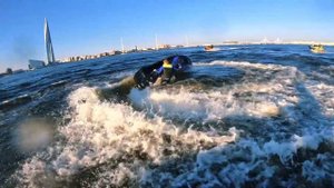 Катаемся в Питере на гидроциклах Съемка Gopro360max