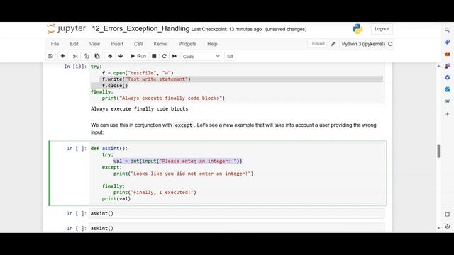 Exception Handling in Python #exceptionhandling #python #datascience #trendingvideo