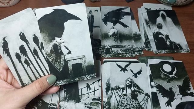 Обзор колоды таро "MURDER OF CROWS" со значение карт.