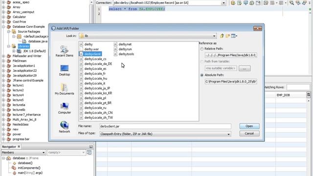 Create and Insert record using java смотреть онлайн