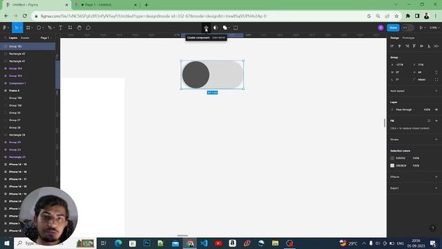 Design This ON/OFF Toggle in Figma 2023 | Figma Tutorial | figma Components