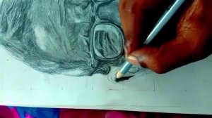 Old men portrait sketch | Malayalam tutorial | agr vlog | portrait drawing|  face | texture |drawin