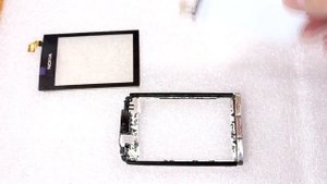 Nokia Asha 300 (N300) Замена тачскрина (сенсорного стекла)