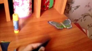 как сделать из картона и цветной бумаги бабочку