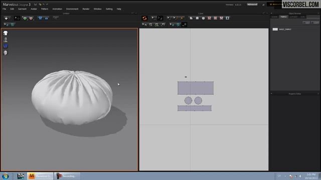 Создание очень красивого пуфа в Marvelous смотреть онлайн
