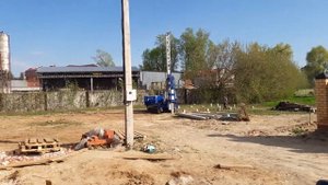 Фундамент на железобетонных сваях под дом коттедж баню гараж.