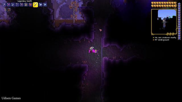 Terraria how to get Bat Bat  Monster Meat  Tentacle Spike EASY