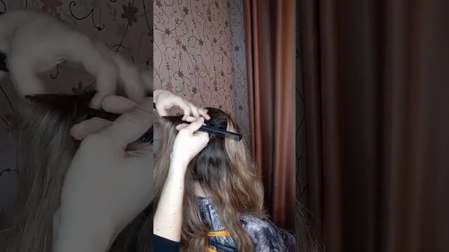 Как сделать низкий хвост из локонов. Прическа на новый год 2020. #vera_smetanina #стилист #хвост смотреть онлайн