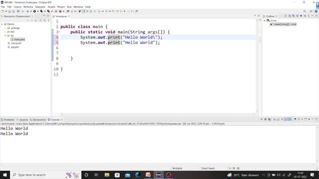 Java|Variables in java|Datatypes in java|How to give Input and how to get Output from Java programs