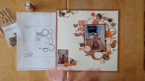 SNSKC KIT SCRAPBOOKING WITH A TWIST - 12x12 LAYOUT (UP, UP & AWAY)