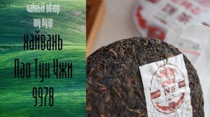 Возвращение старого товарища. Юбилейный шу пуэр - Лао Тун Чжи 9978