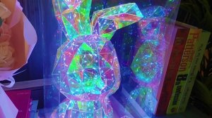 Каркасная фигура / Светодиодный светильник Зайка Кролик