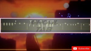 Bleach - Opening 5  Rolling Star (Guitar Tab 譜 Tutorial)