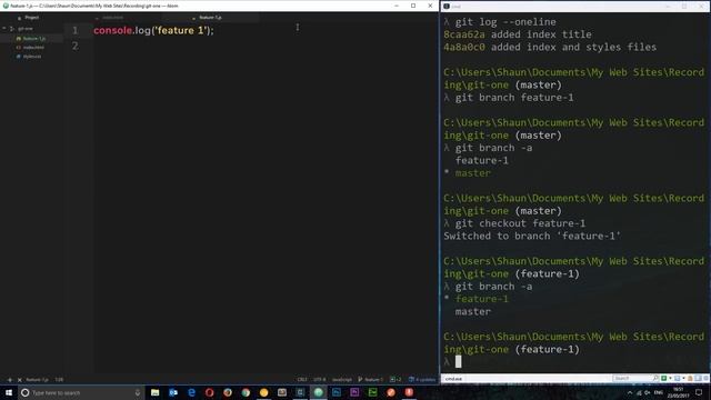Git & GitHub Tutorial for Beginners #8 - Branches смотреть онлайн