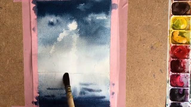 Мастер класс "Пейзаж в технике Гризайль" смотреть онлайн