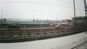 Перегон МЦК «Площадь Гагарина» — «Лужники». 09 января 2022