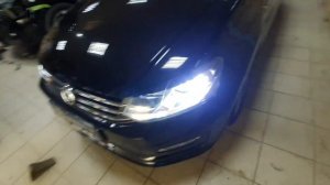 Volkswagen Polo. BI-LED линзы A3 MAX и Ангельские глазки.