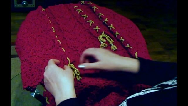 МК. Платье  в технике Ленточное кружево крючком.