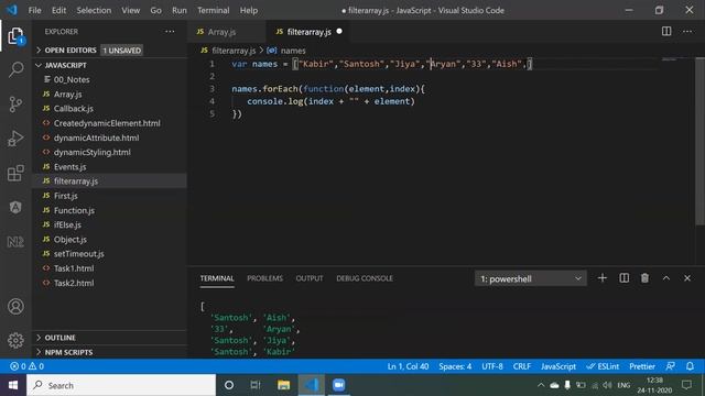 JavaScript Session-7|Array methods|Filter method|javascript for beginners