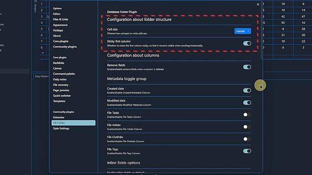 MASTER Obsidian's Powerful DATABASE FOLDER Plugin - Step by Step