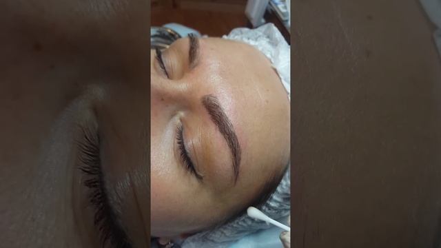 Перманентный макияж бровей/ Microblading