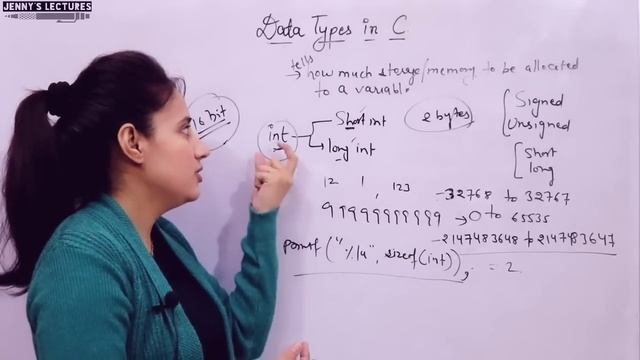 C_10 Data Types in C - Part 1 | C Programming Tutorials for Beginners