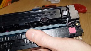 Как поменять чип на катридже HP CF410A / CF400A / How to change chip on cartridge HP CF410A / CF400