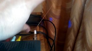 Антенна из куска проволоки для приставки DVB-T2