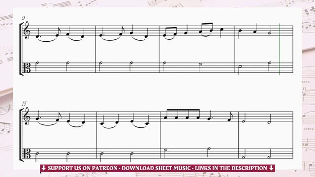 🎅🏻 VIOLIN & VIOLA • How to play Deck the Halls | Christmas sheet music [LEVEL 1] смотреть онлайн