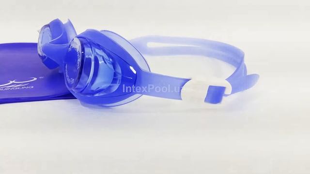 Набор для плавания (очки и шапочка 22 х 19 см) Bambi D25718, синий смотреть онлайн