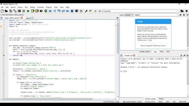 Build a Web App With Python and OpenCv  Image Editing App - Lecture  4